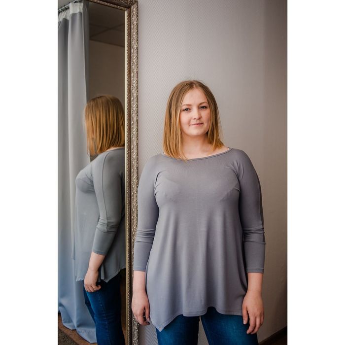 Туника женская Vera Nicco 1605, размер 48(L), рост 168, цвет св.серый