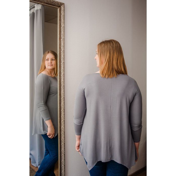 Туника женская Vera Nicco 1605, размер 48(L), рост 168, цвет св.серый