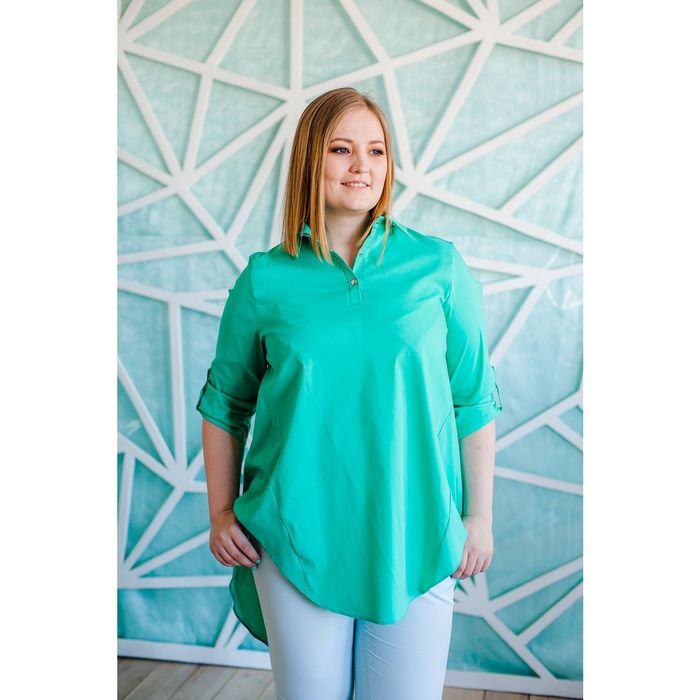 Блузка женская Vera Nicco 1677, размер 48(L), рост 168, цвет мятный
