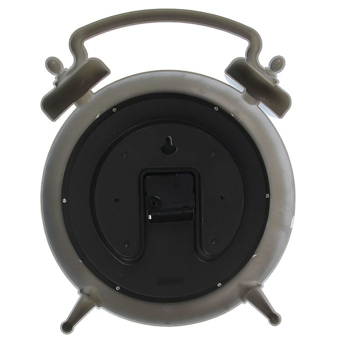 Часы настенные интерьерные "Классика в чёрном", белый обод