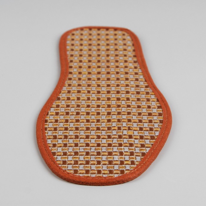 Стельки для обуви, окантовка, 45р-р, пара, цвет коричневый