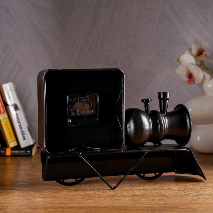 Часы настольные. Серия Транспорт. Старый поезд 21*30см