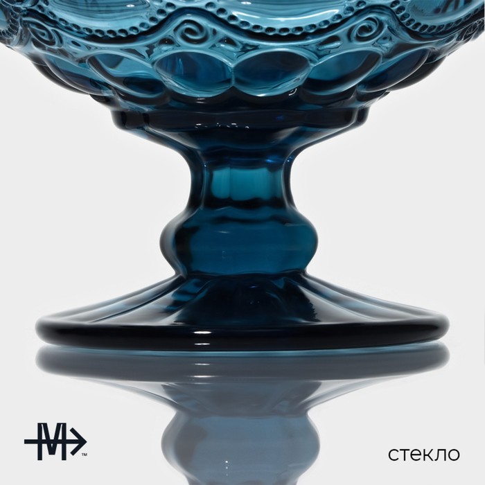 Креманка Magistro «Ла-Манш», 350 мл, d=12 см, цвет синий
