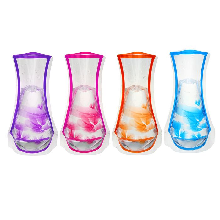 Ваза пластиковая складная "Рисунок", МИКС