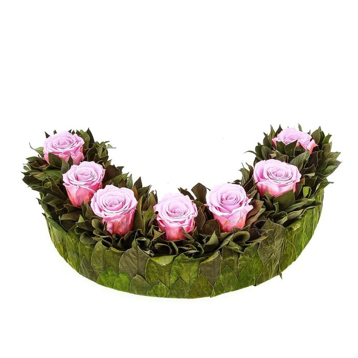 Декоративная композиция "Дэми", 32 х 19 х 9 см, розовый