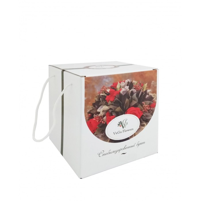 Декоративная композиция "Зелень",12,5 х 12,5 х 13 см