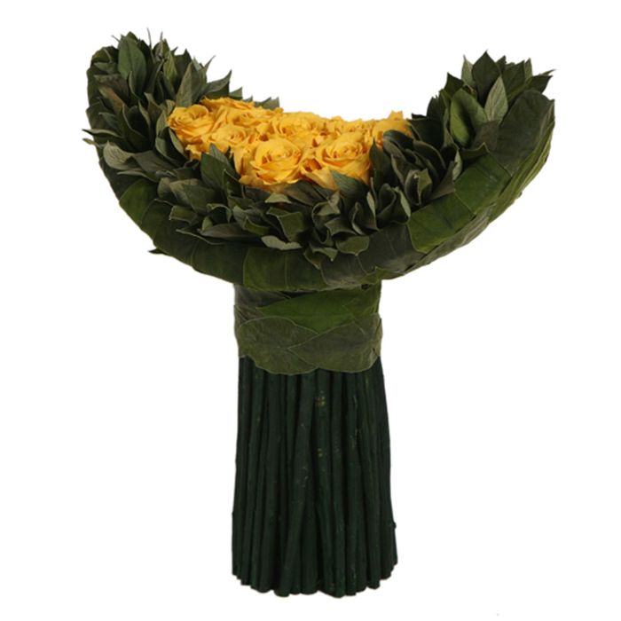 Декоративная композиция &quot;Курвед&quot;, 30 х 16 х 28,5 см, желтый