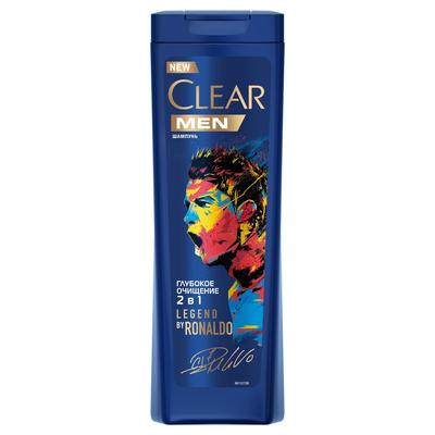 Шампунь для волос Clear men 2 в 1 «Глубокое очищение», против перхоти, 400 мл