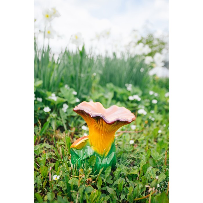 Садовая фигура "Гриб рыжик" глянец