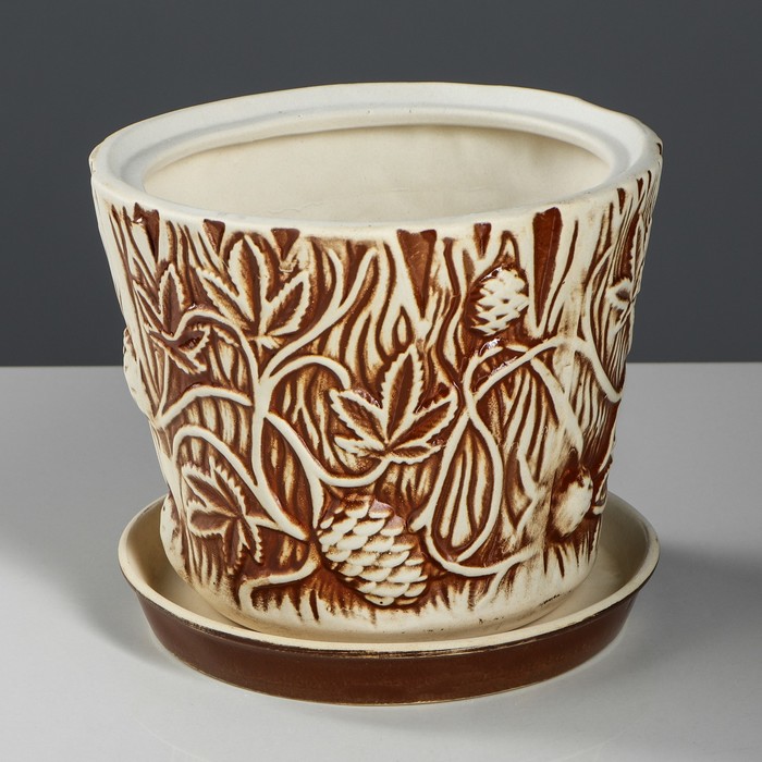 Кашпо "Хмель" шамот, 3 л