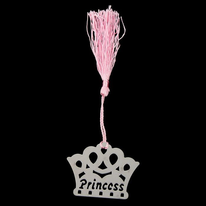 Сувенир металл закладка для книги/подвеска "Принцесса" 6х4,5 см