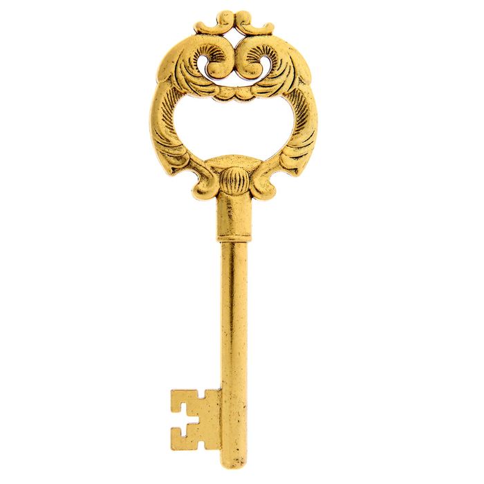 Сувенир металл "Ключ ажурный" 4х11 см
