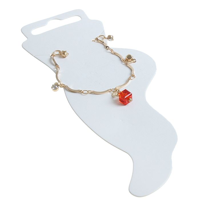 Браслет на ногу "Лёгкость" кубик, цвет МИКС