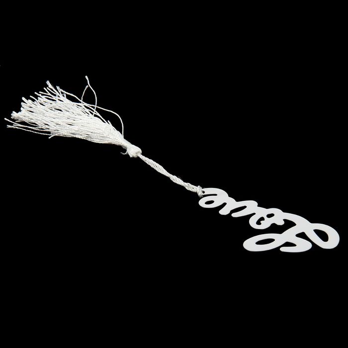 Сувенир металл закладка для книги/подвеска "Любовь" 6х4,5 см