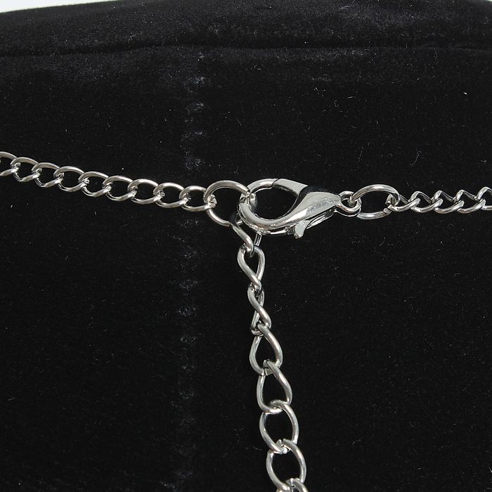 Набор 2 предмета: серьги, колье "Мифы Египта", цвет оранжево-морской в чернёном серебре