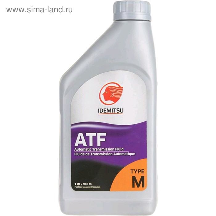 фото Масло трансмиссионное idemitsu atf type-m, 0.946 л