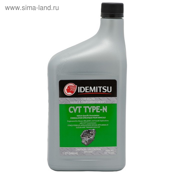 фото Масло трансмиссионное idemitsu cvt type-n, 0.946 л