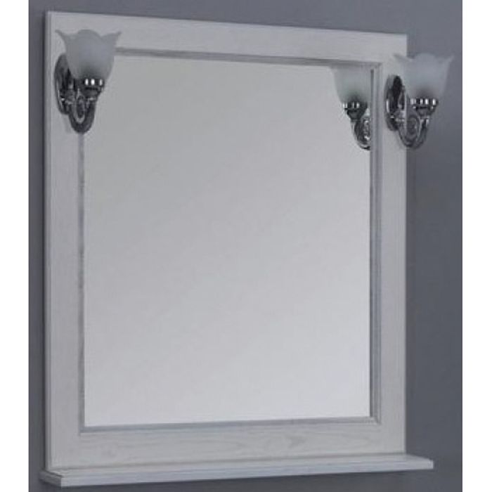 Зеркало Акватон "Жерона 85" 1A158702GEM40, цвет белое золото