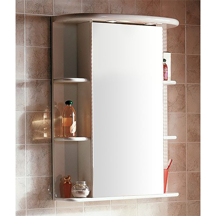 Зеркало со шкафом "КРИСТАЛЛ", левое