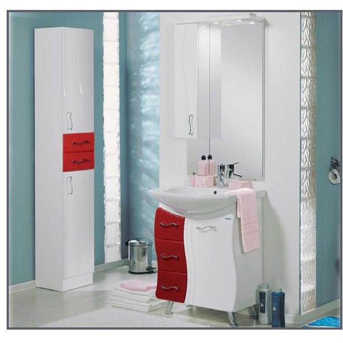 Зеркало со шкафом Акватон Дионис М левое