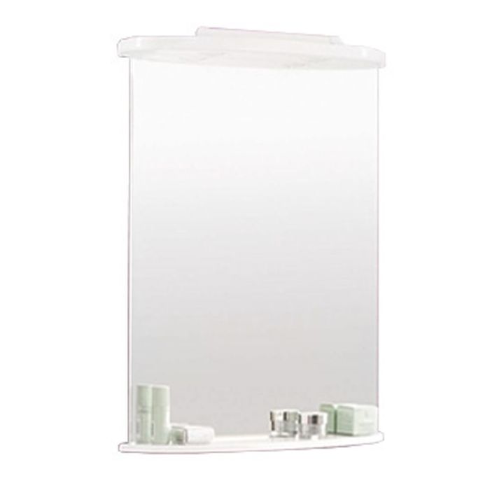 Зеркало-полка "Минима-65", цвет белый