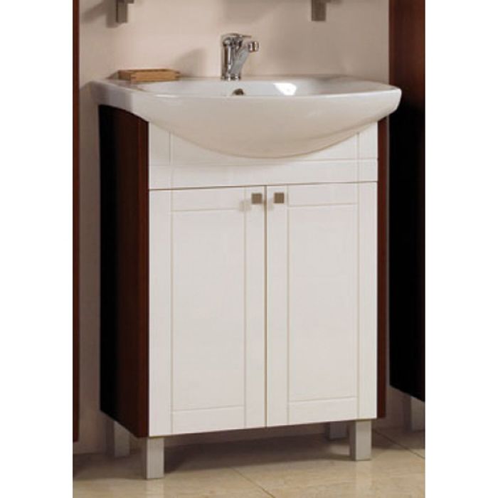 Комплект: тумба Акватон "Альпина 65", цвет венге, раковина BALTIKA-65