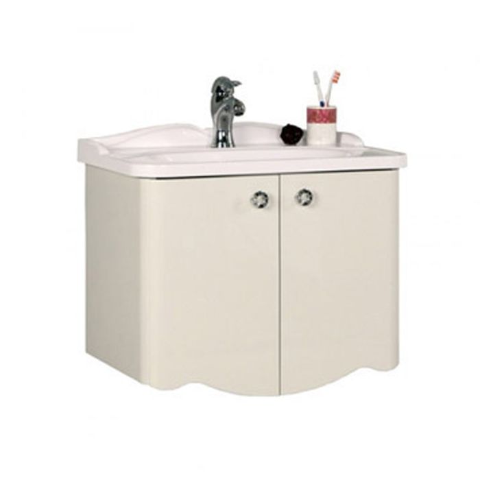Комплект: тумба Акватон "Венеция 65", цвет белый, раковина "Венеция 650"