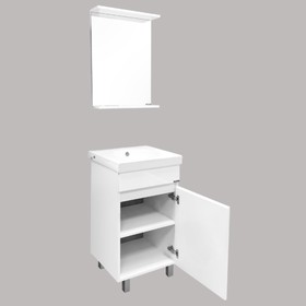

Тумба с раковиной Comforty "Астра-50", 85х49.5х46 см, цвет белый