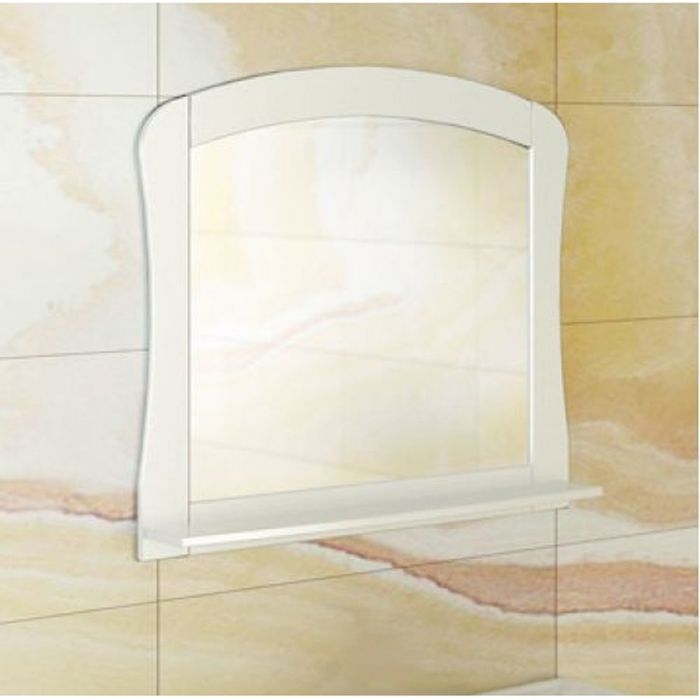 Зеркало для ванной "Венеция-80" 74 х 80 х 14 см, белое