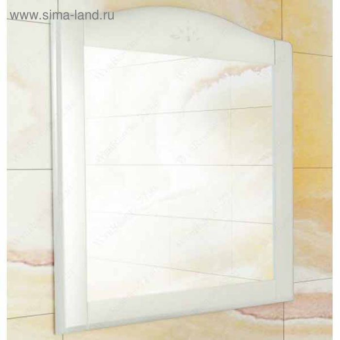 фото Зеркало для ванной «монако-80», белое comforty