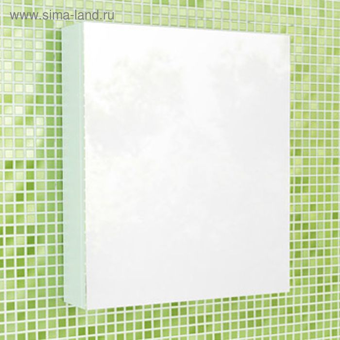 фото Зеркало-шкаф для ванной "римини-60" 70 х 60 х 15 см, белый comforty