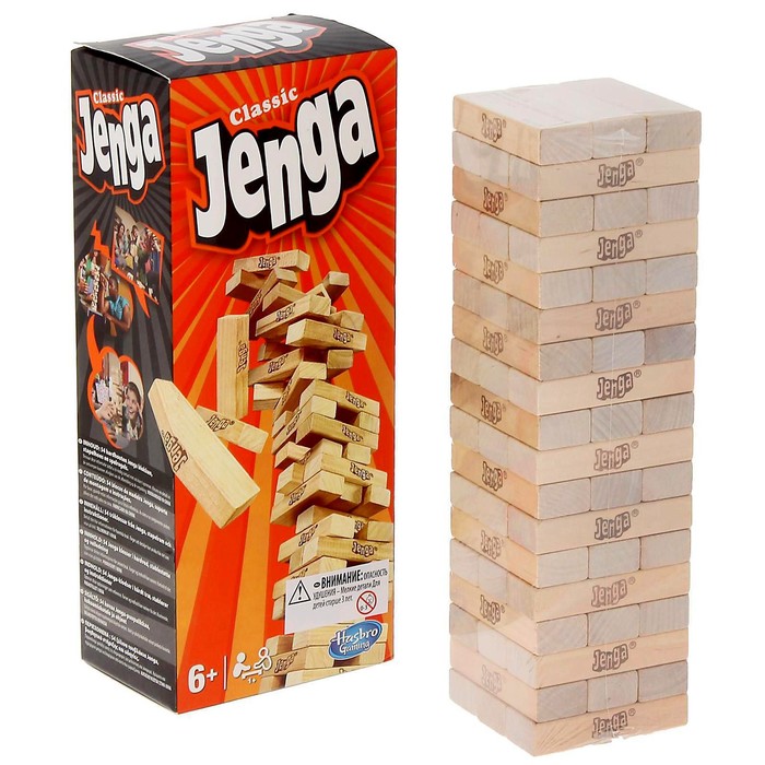 Настольная игра «Дженга» игра дженга бум дженга со взрывным механизмом настольная игра a2028