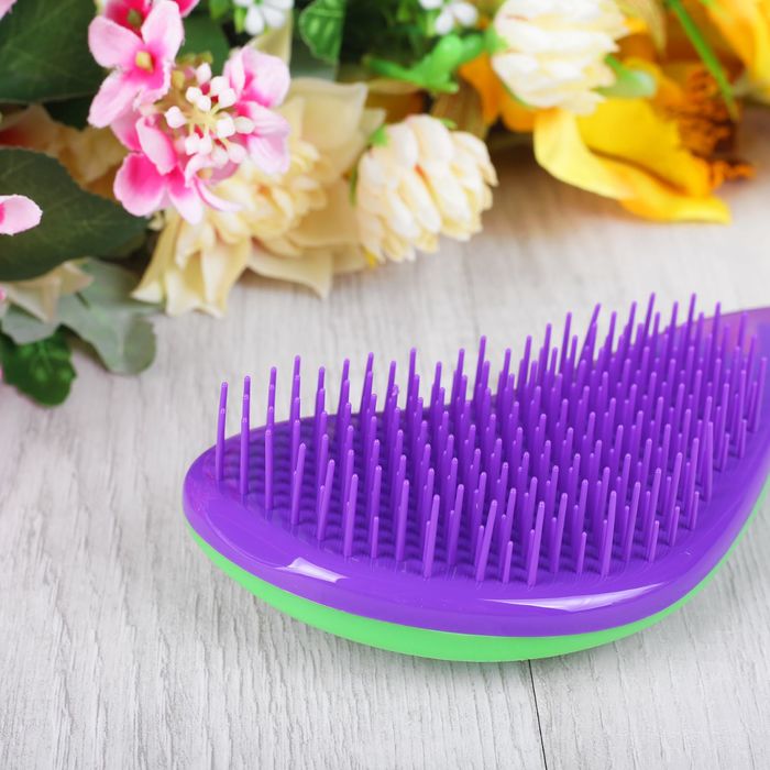 Расчёска массажная, 19(±1)см, цвет МИКС