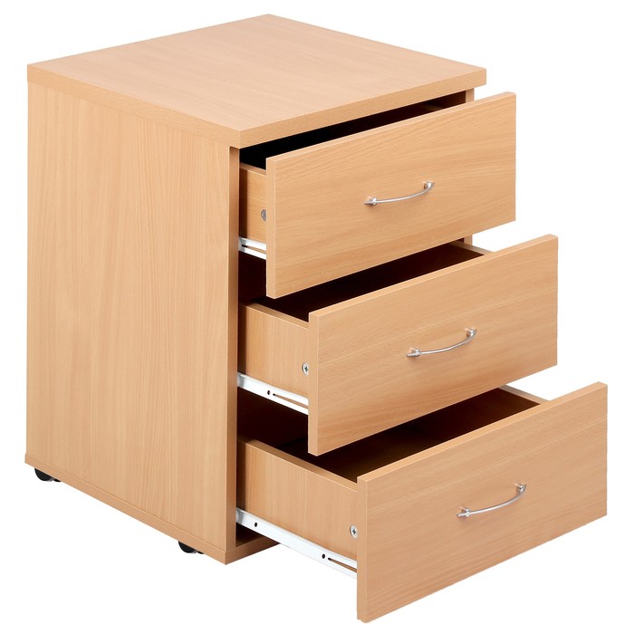 Тумба подкатная, 3 ящ. 430х450х610 Бук-С