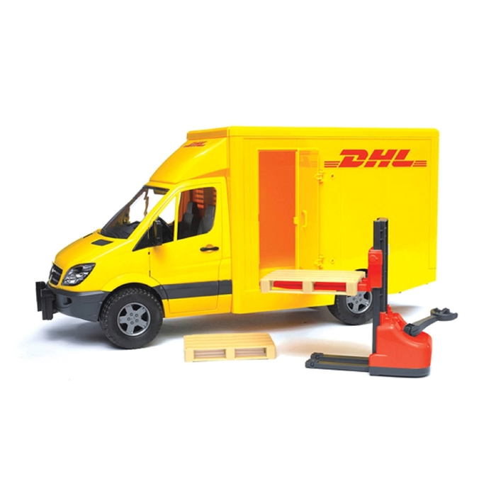 Фургон Mercedes-Benz Sprinter DHL, с погрузчиком BRUDER 02-534
