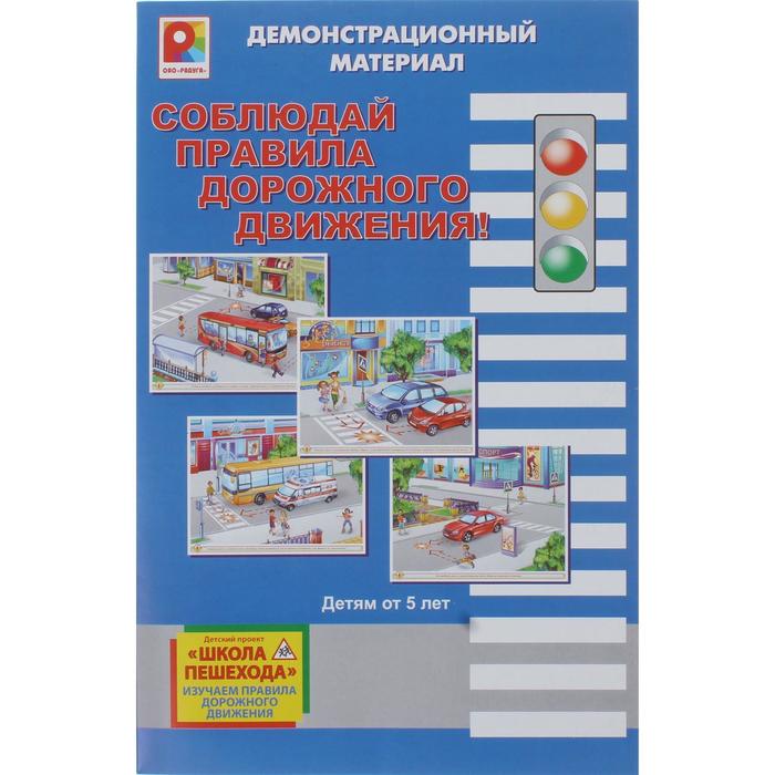 Игровой набор с комплектом тематических картинок для изучения правил дорожного движения