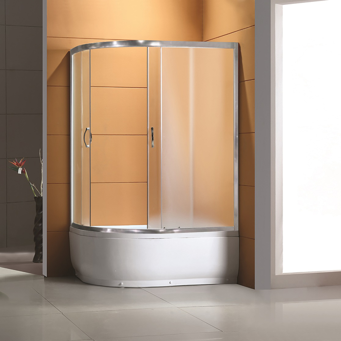 Душевое ограждение Loranto CS-1285 SK R, 120 х 80 х 195 см, высота поддона 43 см