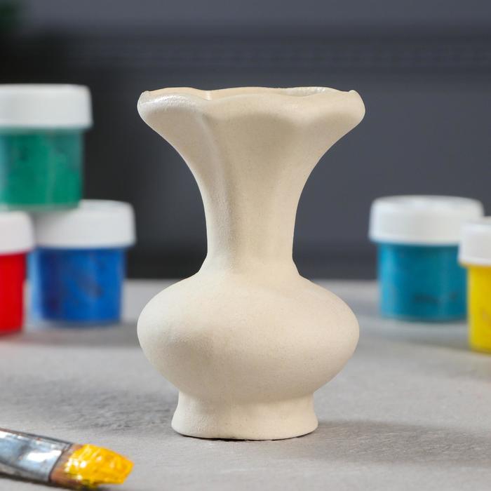 Ваза форма "Клаксон" малая, белая, под нанесение