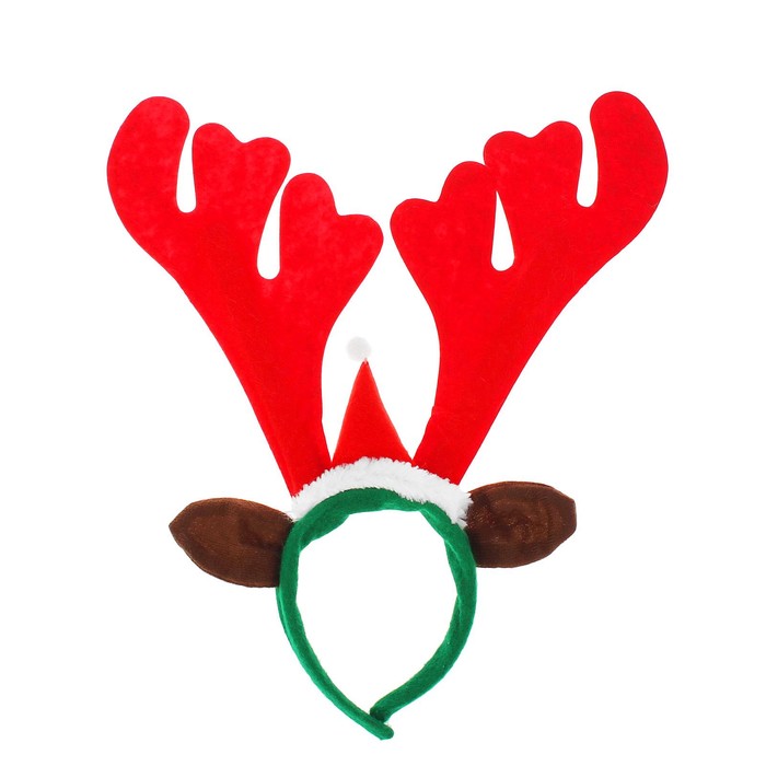 Карнавальный ободок "Рога", в колпаке