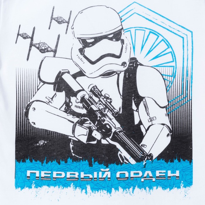 Футболка для мальчиков "Первый орден", Звездные войны, рост 158-164 (40) см, 13-14 лет, 100% хлопок