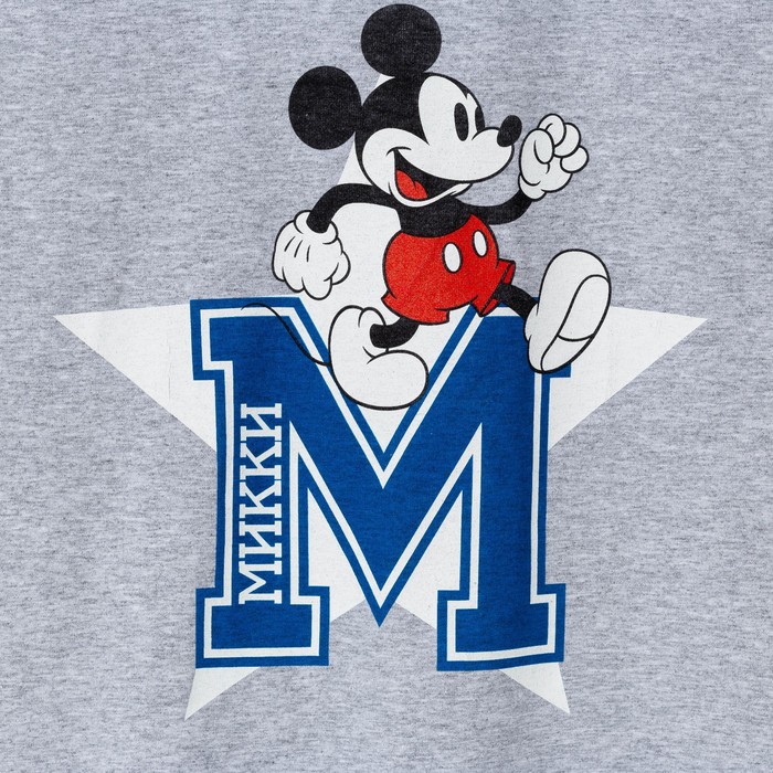 Футболка детская "М", Микки Маус и друзья, рост 134-140 (36) см, 9-10 лет, 100% хлопок