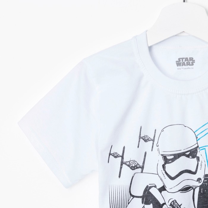 Футболка для мальчиков "Первый орден", Звездные войны, рост 122-128 (34) см, 7-8 лет, 100% хлопок