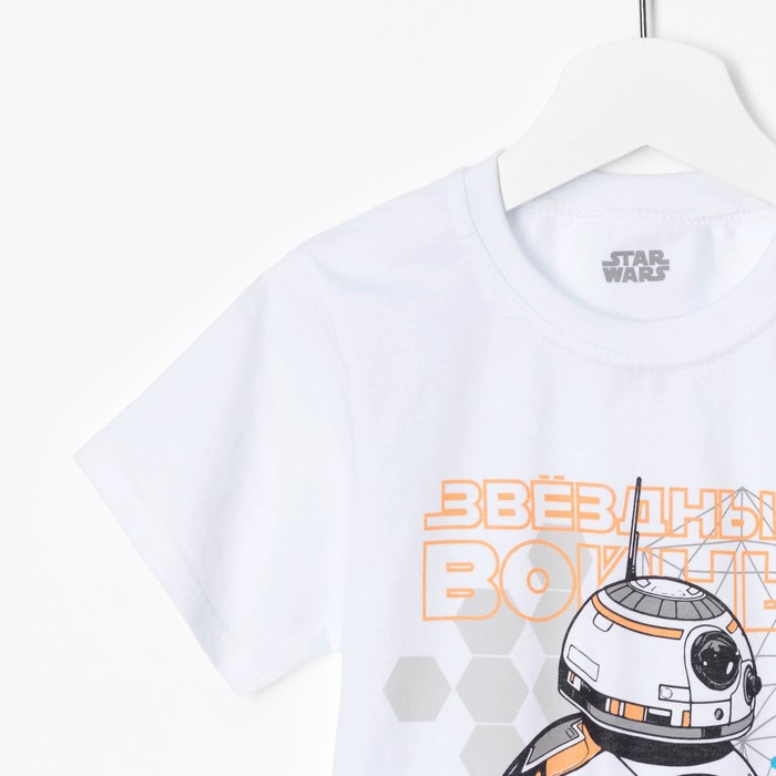 Футболка деля мальчиков "ВВ-8", Звездные войны, рост 146-152 (38) см, 11-12 лет, 100% хлопок