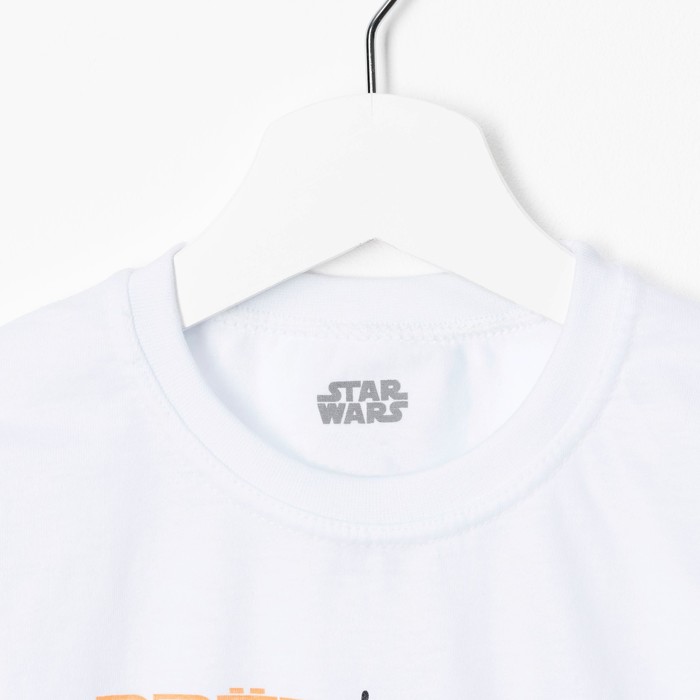 Футболка для мальчиков "ВВ-8", Звездные войны, рост 122-128 (34) см, 7-8 лет, 100% хлопок