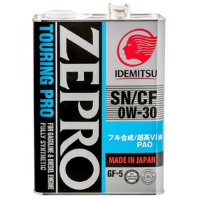 

Масло моторное Idemitsu Zepro Touring Pro 0W-30 SN/CF GF-5, 4 л