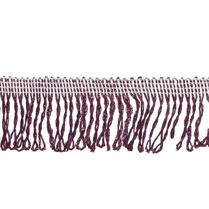 Тесьма декоративная "Бахромушка", ширина 5см, длина 5±1м, цвет фиолетовый