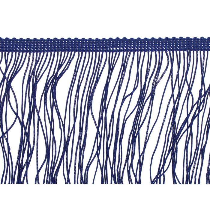 Тесьма декоративная "Бахромушка", ширина 10см, длина 5±1м, цвет синий
