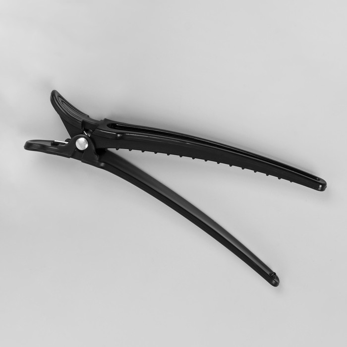 Зажим для волос, 11,5см, цвет чёрный