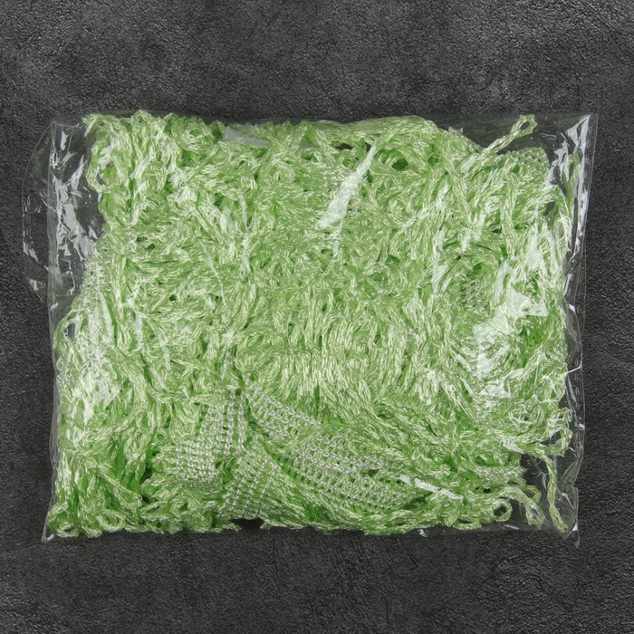 Тесьма декоративная "Бахромушка", ширина 5см, длина 5±1м, цвет салатовый