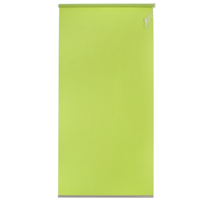 Штора рулонная 90х180 см, цвет зеленый
